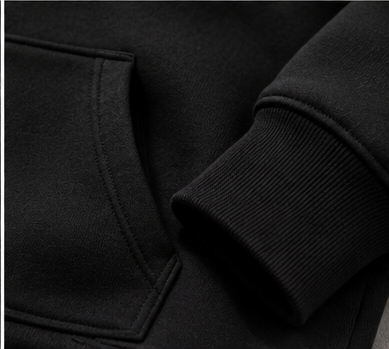 SIPLA Essential Black Hoodie